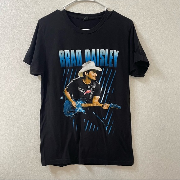 Tultex Other - Brad paisley beat this winter tour shirt black medium
